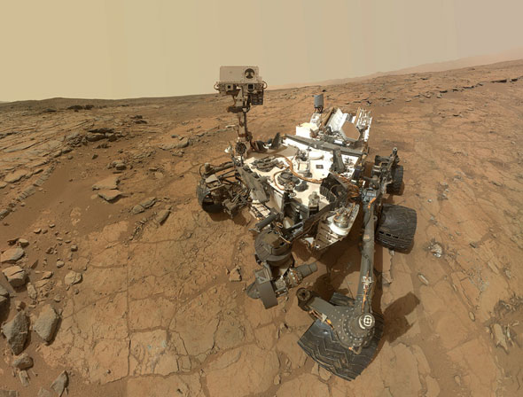 selfie rover curiosity