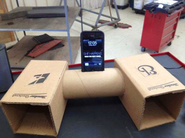 Stick it to the man by building your own phone dock... with speakers!