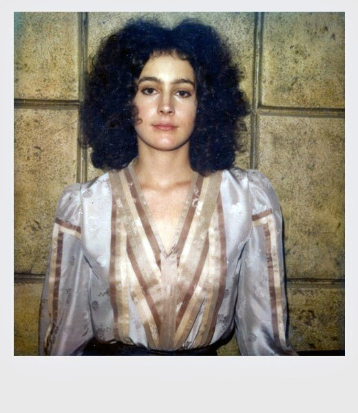 Sean Young’s polaroid album of the cast and crew during the production of Blade Runner in 1981
