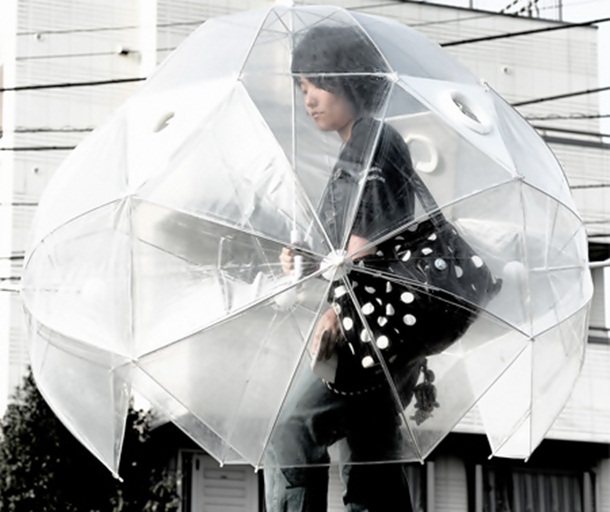 This umbrella which covers more than just your head