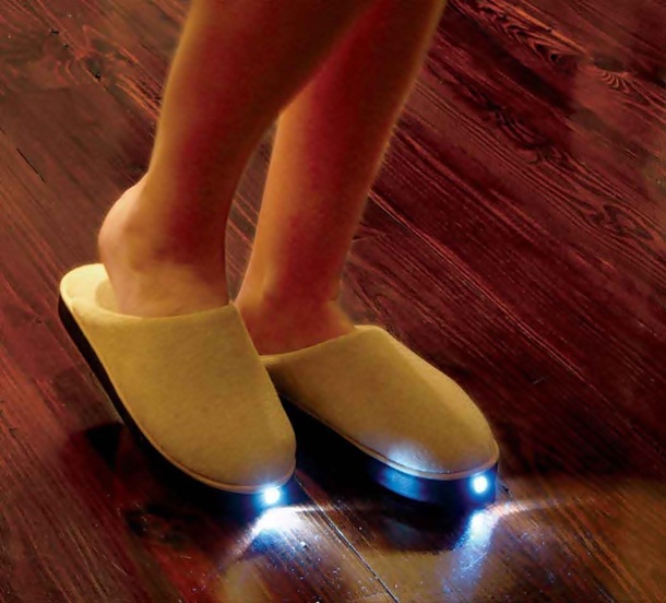 These snazzy slippers with LED lights.