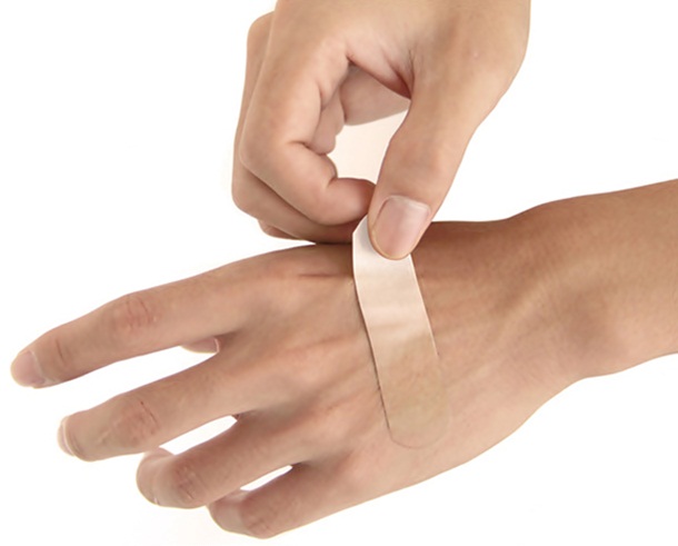A camouflaging Band-Aid that makes your cut literally disappear