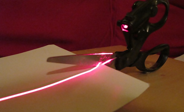 This scissor laser combination