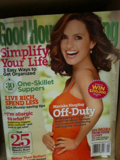 funny photoshop fail - Simplify Your Life 3 Easy Ways to Get Organized 30 OneSkillet Win $250,000 photoshopdisasters Blogspot.com Mariska Hargitay min Suppers Live Rich, Spend Less 50 Moneysaving tips "I'm allergic to what?" Surprising triggers docs overl