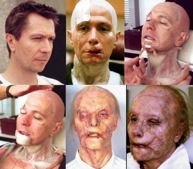 Gary Oldman’s makeup for Hannibal 2001