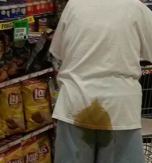 poop stains on underwear