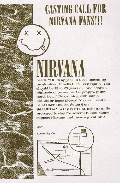 Nirvana Casting Call!