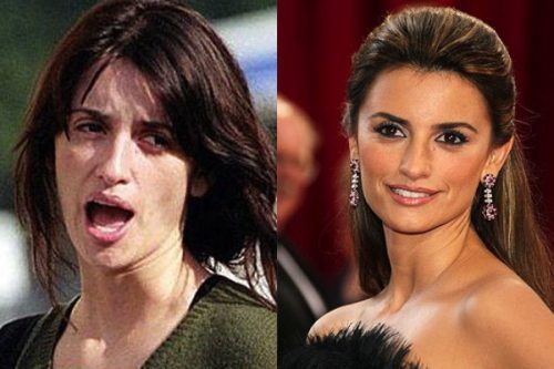 36 Top Celebrities Without and With Makeup!