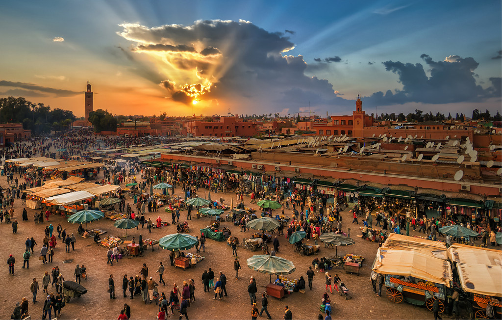 marrakech sunset -