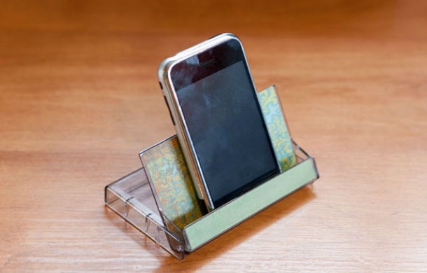 Do you have a few cassette cases lying around? They make great smartphone stands. You’re welcome.