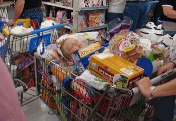 There was a special on 5 year-olds, aisle 7