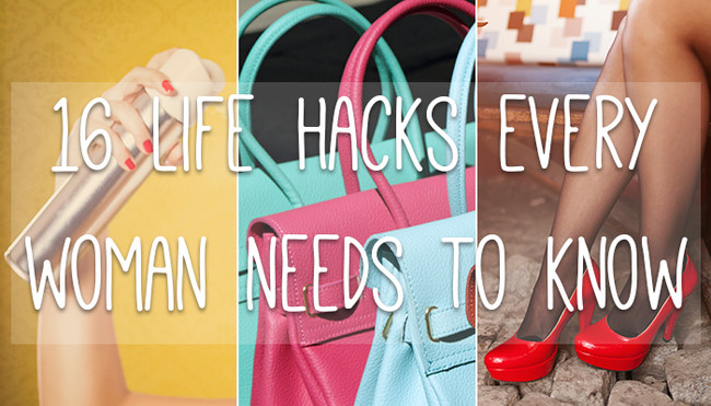 Life hacks provide handy ways to make the most of everyday items. Even though women could benefit from 20 different ways to use a power drill just as much as their male counterparts, there are quite a few lady struggles that require some hack power. Learn how to shine your patent leather, get the most out of your hairspray, and more with these 16 life hacks. Now, the next time you need to pull out that drill, you'll look great doing it.
