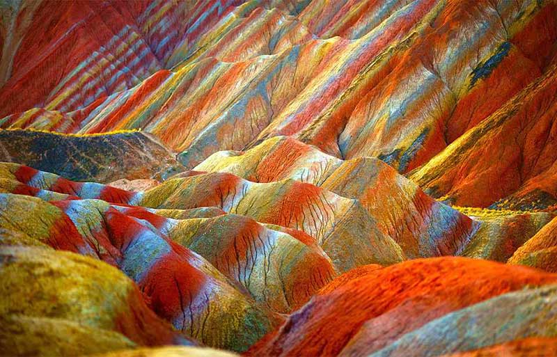 Rainbow Mountains of China