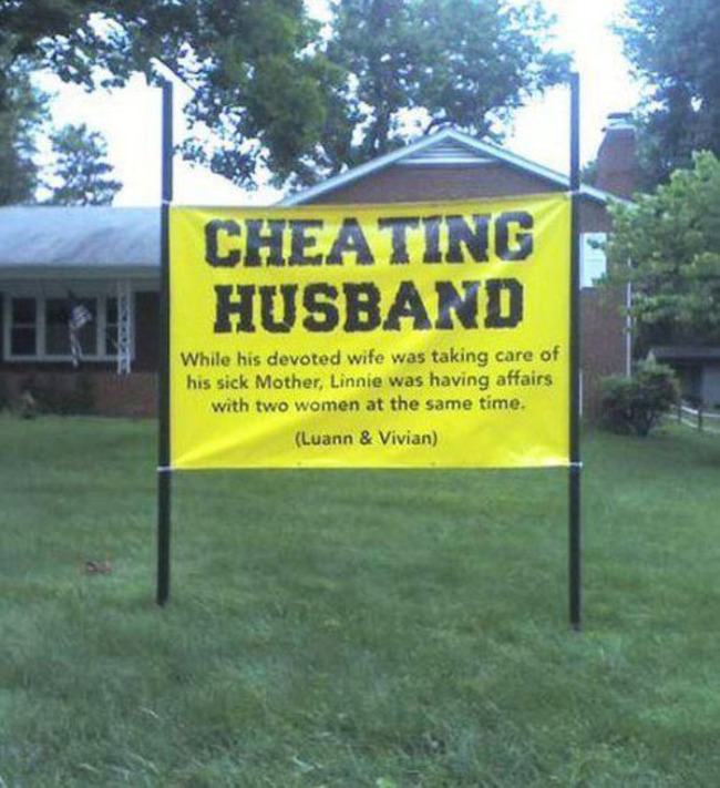 18 People Getting Publicly Shamed for Cheating...