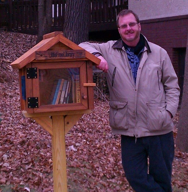 Guerilla Library Movement Founded in Honor of Mother...In memory of his schoolteacher mother, Tod Bol of Hudson Wisconsin built a little red schoolhouse out of wood. Then he filed it with books, and placed it on his lawn with the sign Free Books." This sparked the idea to start Little Free Library, whose goal was to place tiny libraries just like it around the world, filled with books that anyone could borrow. By January 2014, there are almost 15,000 Little Free Libraries around the world which help promote community and literacy.