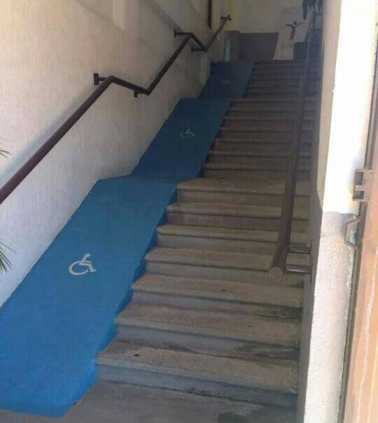 make stairs handicap accessible