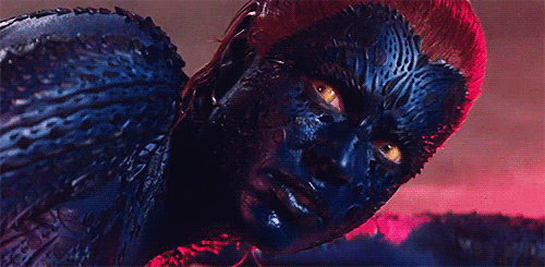 The chemicals from the blue make-up used to transform Rebecca Romijn into Mystique caused her to yak blue vomit all over Hugh Jackman after taking a tequila shot.