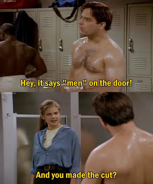 omg third rock from the sun funny quotes - Fysrdrock Hey, it says "men" on the door! Fysrdrock And you made the cut?