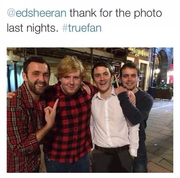 celeb lookalike people who think they met celebrities - thank for the photo last nights.