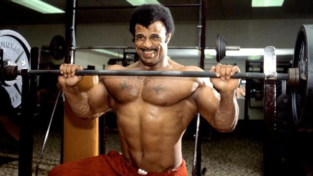 Dwayne “The Rock” Johnson’s father, and retired professional wrestler, Rocky Johnson in the 1980s.