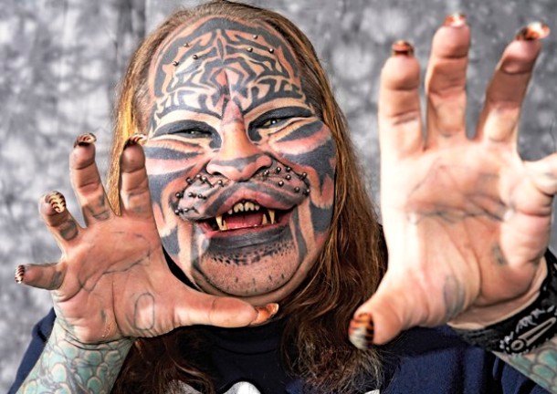 Animal appearance...There have been several people who’ve gone through multiple surgeries and body modifications in order to gain a resemblance to an animal. For example, an American man known as the “Stalking Cat” underwent 14 different surgical procedures to look like a female tiger.