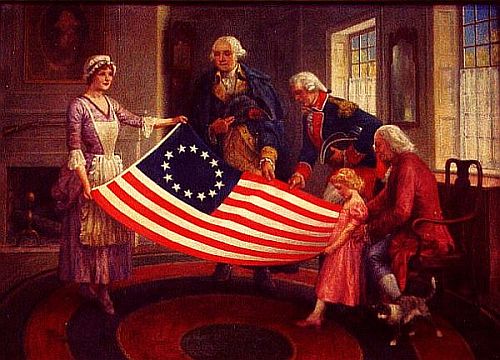 Betsy Ross Did Not Design the American Flag...Betsy Ross is remembered as the creator of the original American flag, but there’s absolutely no evidence to support it, and the legend was invented by her grandson and the lie endured.