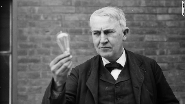 Thomas Edison Did Not Invent Electric Light...Sorry, Mr. Edison, but you were an out and out thief here, stealing your idea from a guy named Sir Humphry Davy, who invented the first electric light bulb in 1809.