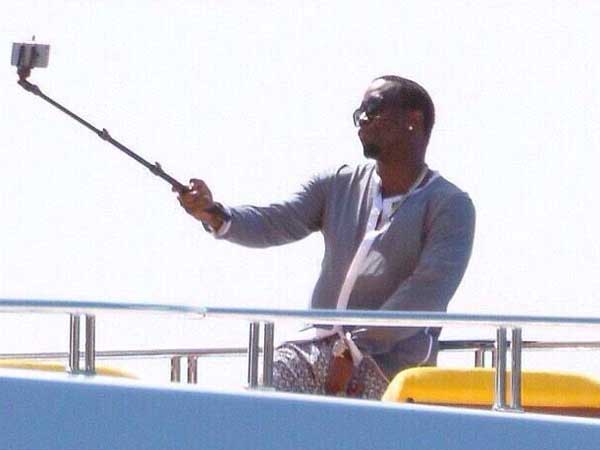 p diddy on yacht