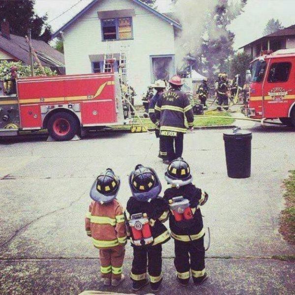 random pic firefighter kids