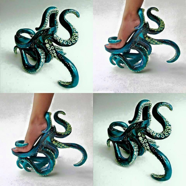 interesting pic tentacle high heels