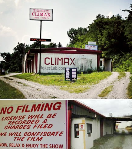 drive through strip joint - Climax Climax Climax JokesLab.con No Filming License Will Be Recorded & Charges Filed Ve Will Confiscate The Film Wow, Relax & Enjoy The Show