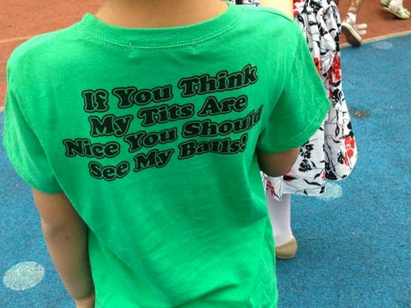 chinese kid shirt funny - Q You Think My Tits Are Nice You Shoujo See My Ban