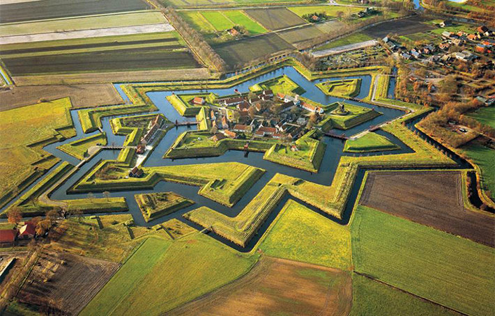 Fort Bourtange in the Netherlands