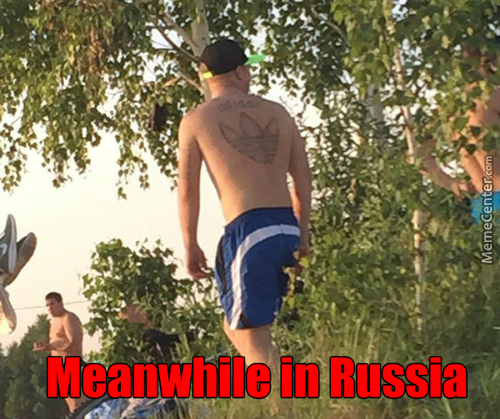 cool pic barechestedness - MemeCenter.com Meanwhile in Russia