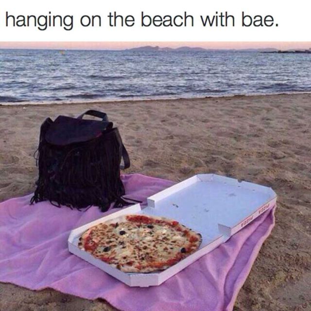 me and bae at the beach - hanging on the beach with bae.