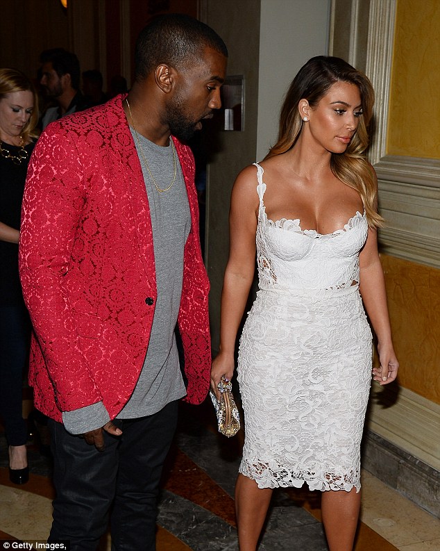 kim kardashian white lace dress - Getty Images,