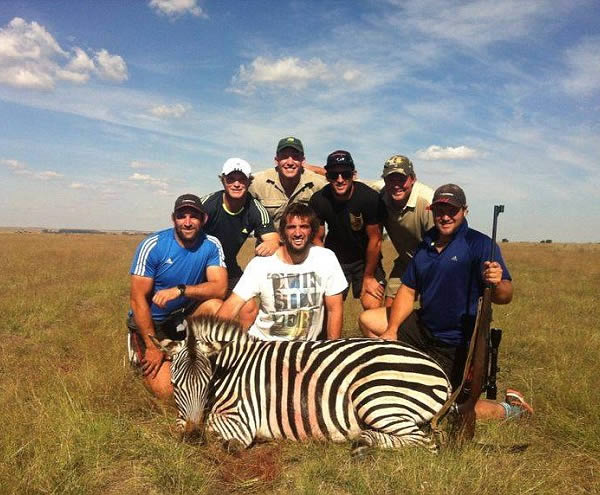 The New Zealand rugby players who were questioned for publishing hunting pictures.In 2014, a group of New Zealand rugby players were under fire for posting photos of themselves with dead animals after a hunting trip in South Africa. Crusaders Tom Taylor, George Whitelock, Sam Whitelock, Ben Funnell, and Tyler Bleyendaal are pictured with various dead animals. Once the pictures started to spread online, they were met with intense criticism.The photos were originally posted on the Facebook page for the Landmark Foundation, an environmental organization that, as Director Dr. Bool Smuts notes, is “against the whole concept of trophy hunting.