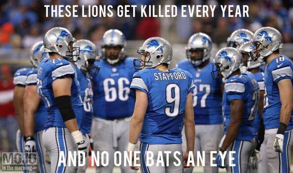 dope pic detroit lions team - These Lions Get Killed Every Year Stafford 66 Moio And No One Bats An Eye in the morning