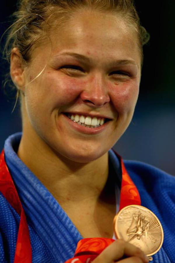 Her mother, AnnMaria De Mars won a gold medal at the 1984 Judo World Championships. Ronda got involved in the sport when she was 11. In 2008, Ronda earned a bronze medal in the Summer Olympics.