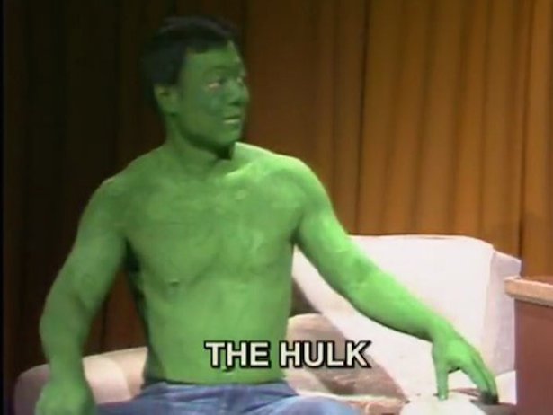 sitting - The Hulk