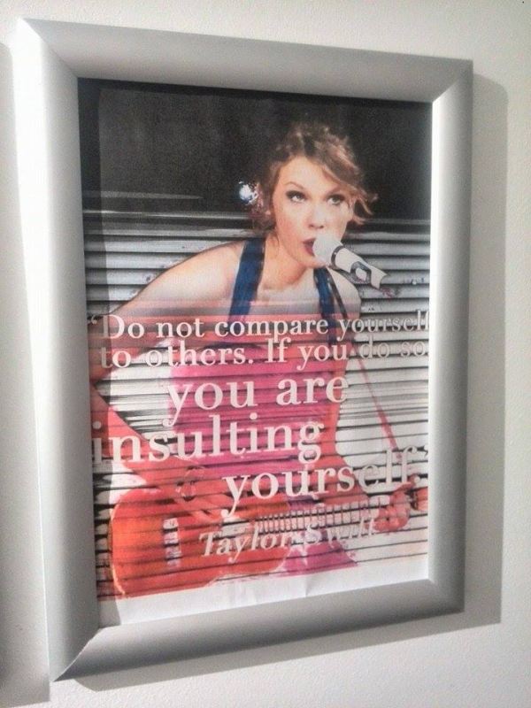 poster - "Do not compare y to others. If you. you are insulting your Taylon