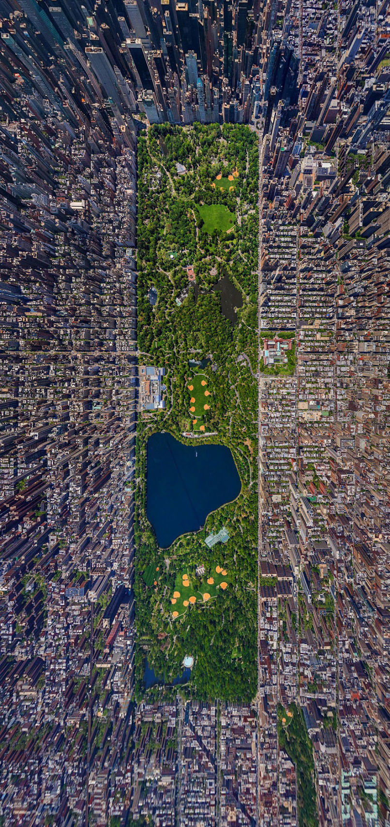 central park aerial view - We