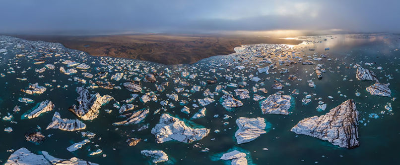 ice spherical panorama