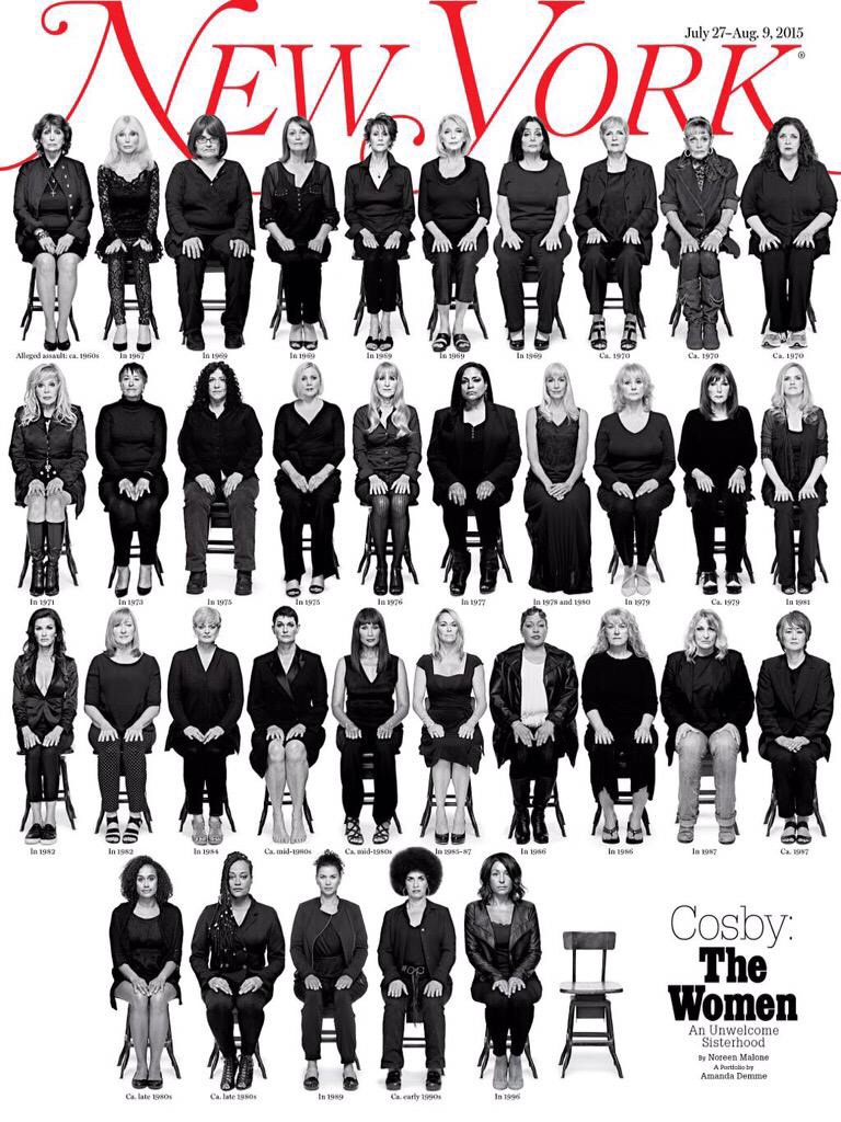 The Cover of ‘New York Magazine’ Showing 35 Women Accusing Bill Cosby of Sexual Assault