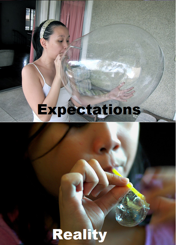 21 Expectations VS Realities