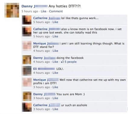 best facebook frapes - Danny Any hotties Dtf?!?! 5 hours ago Comment Catherine J l ol thats gunna work... 5 hours ago Catherine J a lso u know mom is on facebook now. I set her up one last week. she can totally read this 5 hours ago Monique l aml i am sti