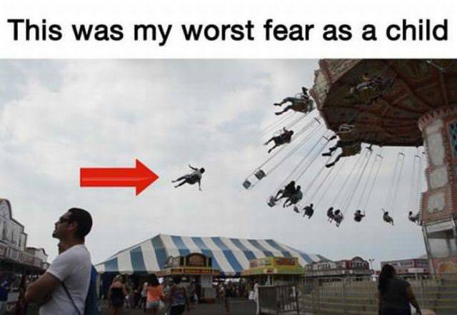 amusement park ride accidents - This was my worst fear as a child