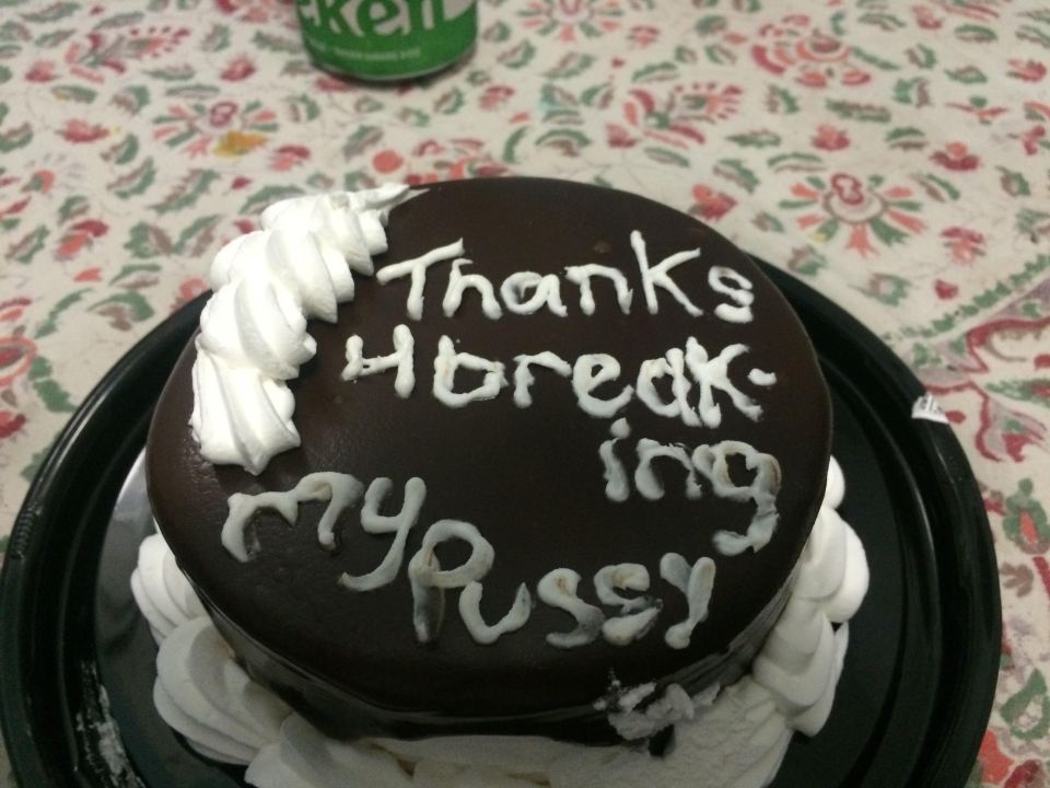 funny thanks for cake - Keil