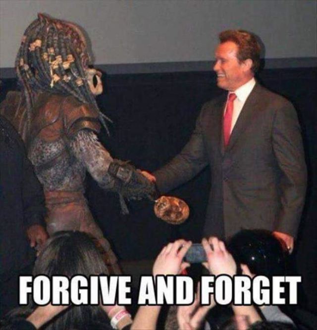 predator and arnold - Forgive And Forget