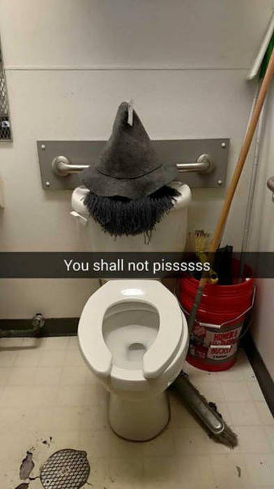 you shall not piss - You shall not pissssss